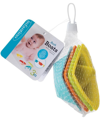 Infantino igračke za kupanje bebe čamci 4 komada - 22115421