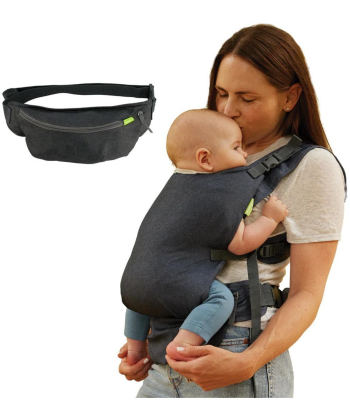 Infantino kengur nosiljka Fold&Go 2 u 1 Grey