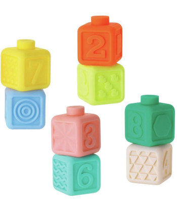 Infantino mekane kocke za bebe Squeeze & Stack Block Set 8 komada - 22115400