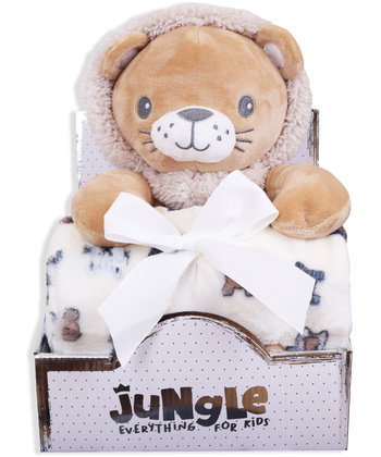 Jungle ćebe sa igračkom za bebe Lav Bež 31002214