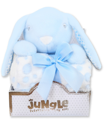 Jungle ćebe sa igračkom za bebe Zeka Plava 31002206