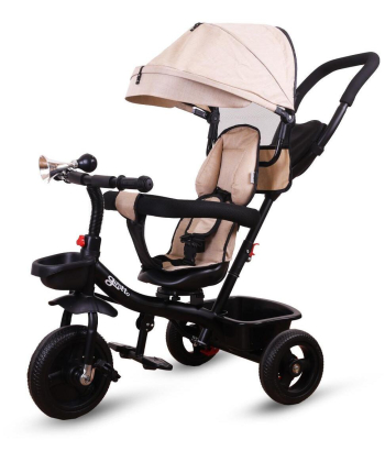 Jungle Girotto tricikl za decu sa crnim ramom do 25 kg Beige