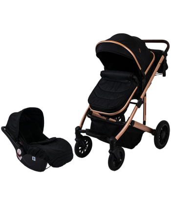 Jungle kolica za bebe 3 u 1 Roo - Black