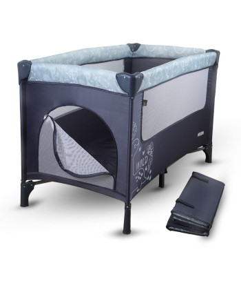 Jungle Moon prenosivi krevetac za bebe 1 nivo Grey