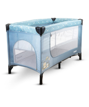 Jungle Moon prenosivi krevetac za bebe 2 nivoa Blue