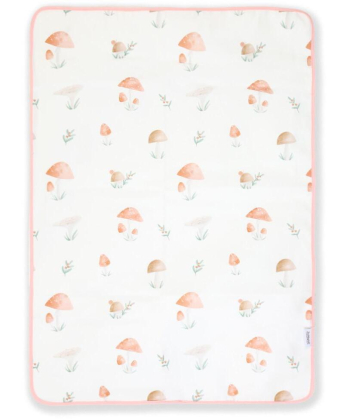 Jungle vodootporna navlaka sa lastišom za dušek 60x120 cm Pečurkice bež