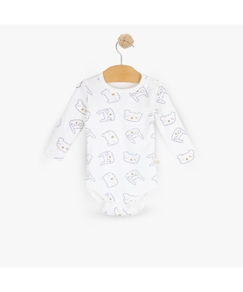 Just Kiddin Baby bodić za dečake veličina 62 Boys Varsity Animals White - 17001584