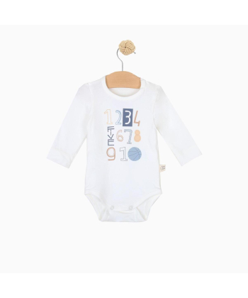 Just Kiddin Baby bodić za dečake veličina 62 Boys Varsity White - 17001572