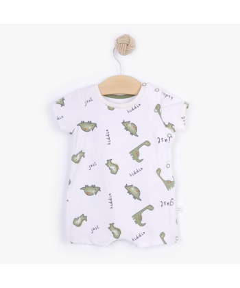 Just Kiddin Baby Dino Park zeka sa kratkim rukavima dečake Veličina 56 Beige&Green