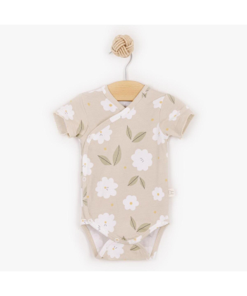 Just Kiddin Baby Magical Summer bodić za devojčice kratak rukav Veličina 62 Beige&Green