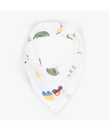 Just Kiddin Baby organic portikla/marama za dečake My Tiny Farm Beige - 17001857