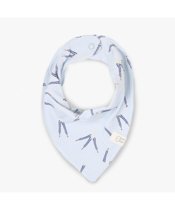 Just Kiddin Baby organic portikla/marama za dečake My Tiny Farm Blue - 17001855