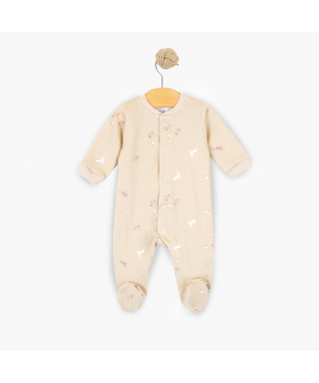 Just Kiddin Baby organic zeka za devojčice veličina 68 Tiny Friends Beige - 17001945