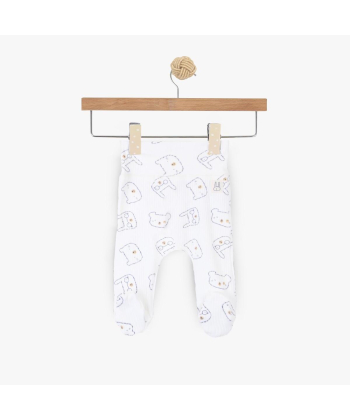 Just Kiddin Baby pantalone sa stopicama za dečake veličina 56 Boys Varsity White - 17001598