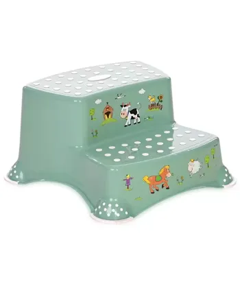 Keeeper dupli steper za decu Funny Farm Nordic Green KEP3293