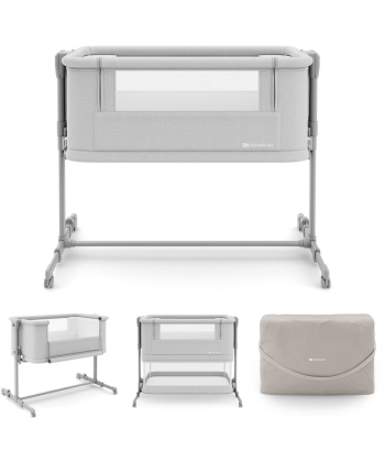 Kindekraft Nestee Grow 2 kolevka za bebe 2 u 1 Light Grey