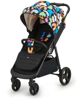 Kinderkraft Grande Plus kolica za bebe do 22 kg Happy Shapes