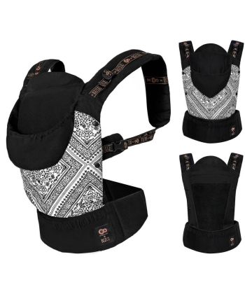 Kinderkraft Huggy Bizuu kengur nosiljka za bebu do 20 kg Lunar Black