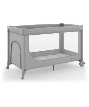 Kinderkraft Leody UP prenosivi krevetac za bebe 2 nivoa Grey