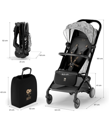 Kinderkraft Pilot 2 kolica za decu Bizuu Lunar Black