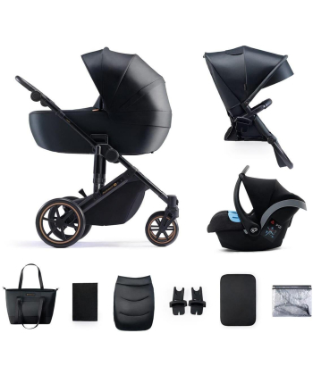 Kinderkraft Prime 2 kolica za bebe 3 u 1 Venezian Black