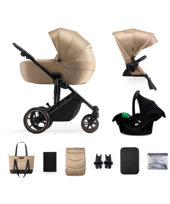 Kinderkraft Prime 2 Pro kolica za bebe 3 u 1 Beige