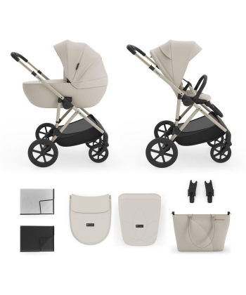 Kinderkraft Prime 3 kolica za bebe 2 u 1 Beige