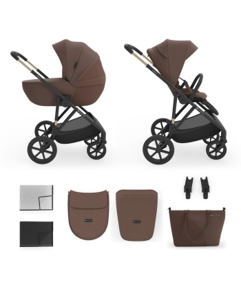 Kinderkraft Prime 3 kolica za bebe 2 u 1 Brown