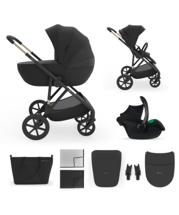 Kinderkraft Prime 3 kolica za bebe 3 u 1 Black