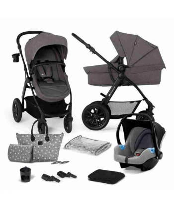 Kinderkraft XMoov kolica za bebe set 3 u 1 Dark Grey