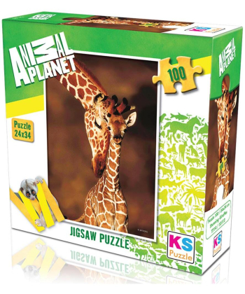 KS Puzzle 100 delova Animal Planet žirafa - 32543