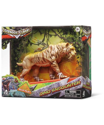 Lanard Jurassic Clash Dinosaurus igračka za decu SABERTOOTH TIGAR - 23664