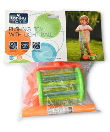 Lorelli Bertoni igračka za guranje sa lopticom - orange 10191530002