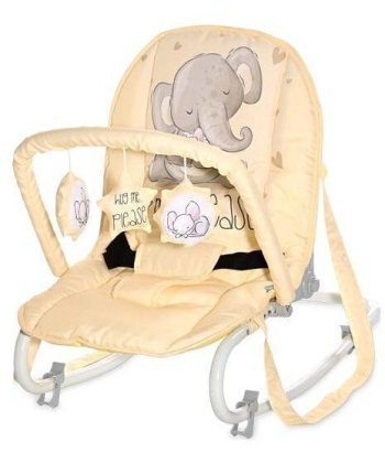 Lorelli Bertoni ležaljka za bebe eliza - yellow cute elephant 2023
