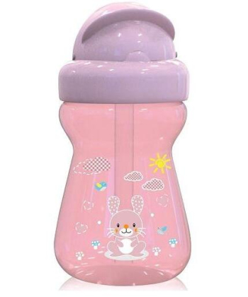 Lorelli Bertoni mini sportska flašica sa slamčicom 6 + animals blush pink 10200740002