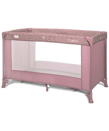 Lorelli Carina prenosivi krevetac za bebe 1 nivo Pink Stars