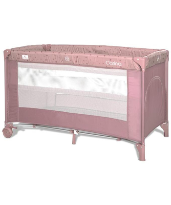Lorelli Carina prenosivi krevetac za bebe 2 nivoa Pink Stars