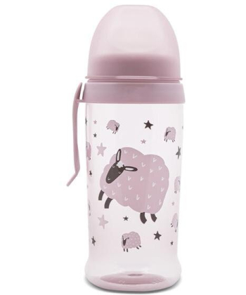 Lorelli Clip&Go sportska šolja sa mekim kljunom 350ml My Friend - Mellow Rose