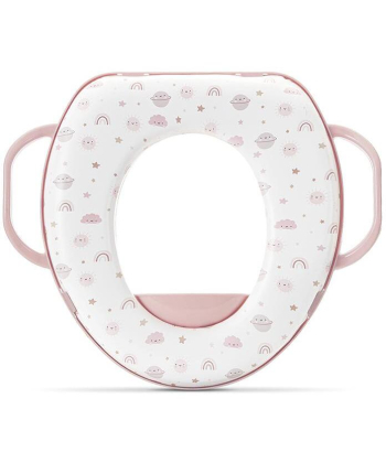 Lorelli meki adapter za toalet sa drškama Planets Pink