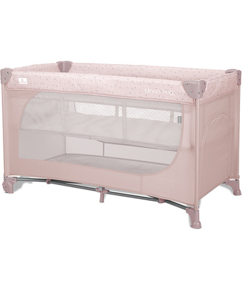 Lorelli Moon Hug one tuch fold prenosivi krevetac za bebe 2 Nivoa Pink