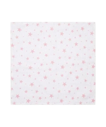 Lorelli bertoni pamučna pelena - 80/80cm pink stars