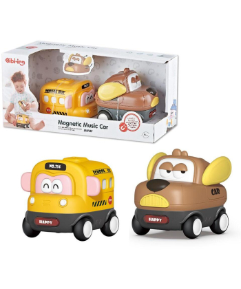 Magnetni i muzički set od 2 namenska vozila