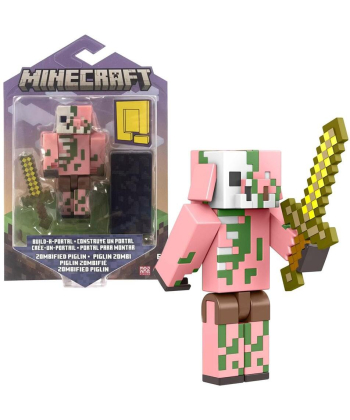 Mattel MINECRAFT Piglin Zombi figura sa mačem