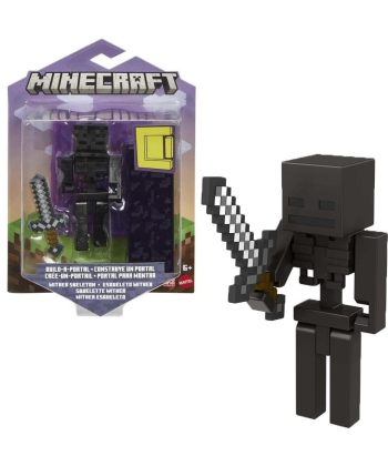 Mattel MINECRAFT Wither Skeleton figura sa mačem