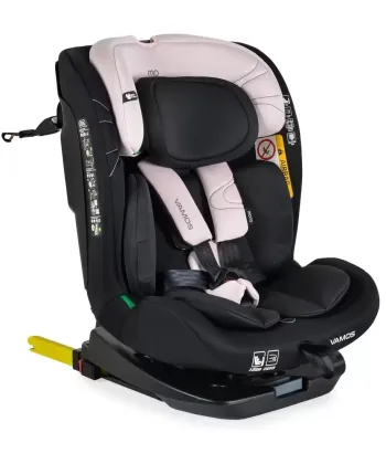 Moni Vamos auto sedište za decu 40-150cm - Baby Pink