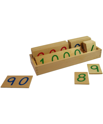 Montesori Drvene numeričke pločice 1-1000 veće sa kutijom igračka za decu - 14086
