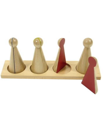 Montesori drveni čunjevi igračka za decu - 14022