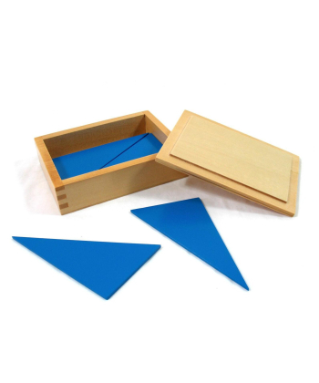 Montesori Konstruktivni plavi trouglovi igračka za decu - 14060