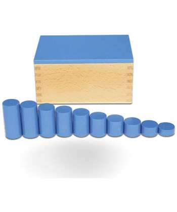 Montesori Kutija sa cilindrom plava igračka za decu - 14058