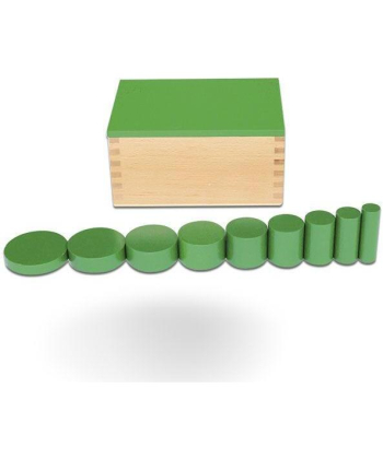 Montesori Kutija sa cilindrom zelena igračka za decu - 14057